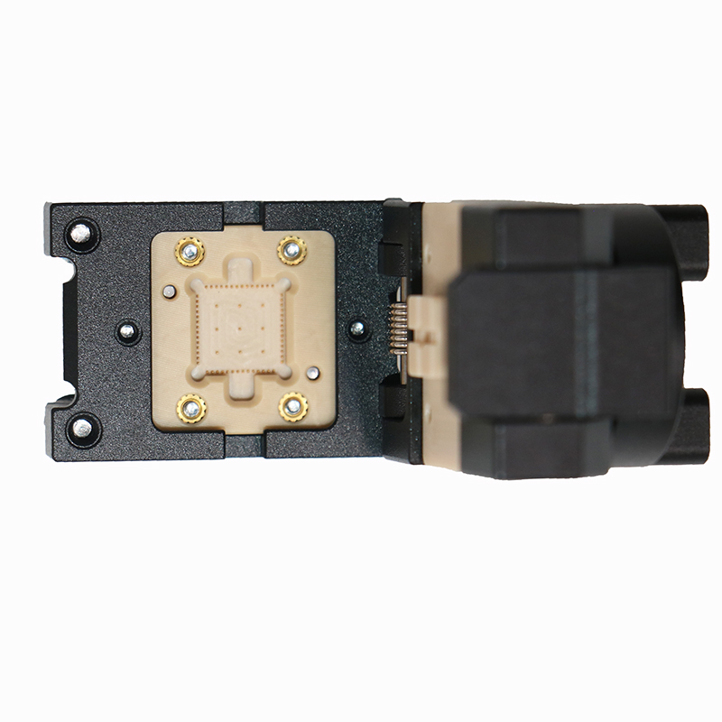 QFN56pin芯片测试座socket—qfn芯片测试夹具