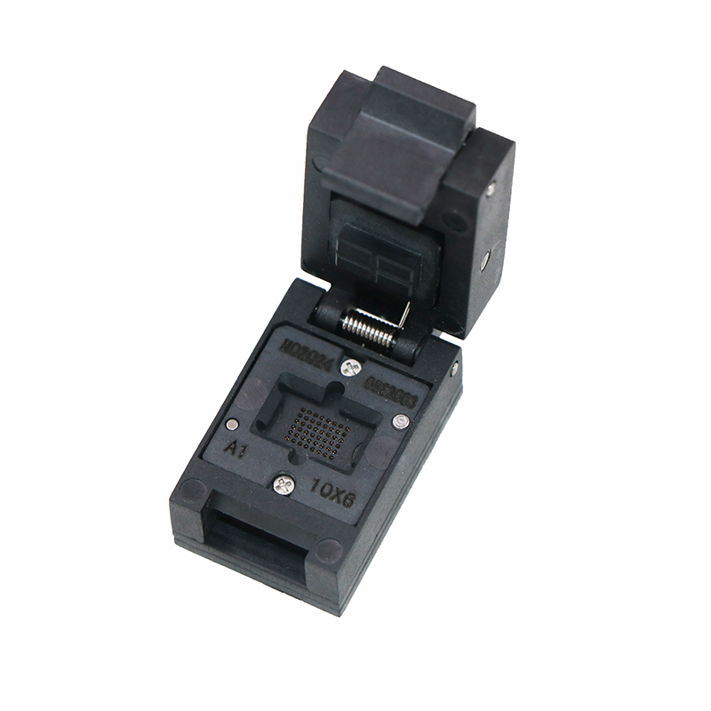BGA48pin芯片测试座socket—bga芯片测试夹具
