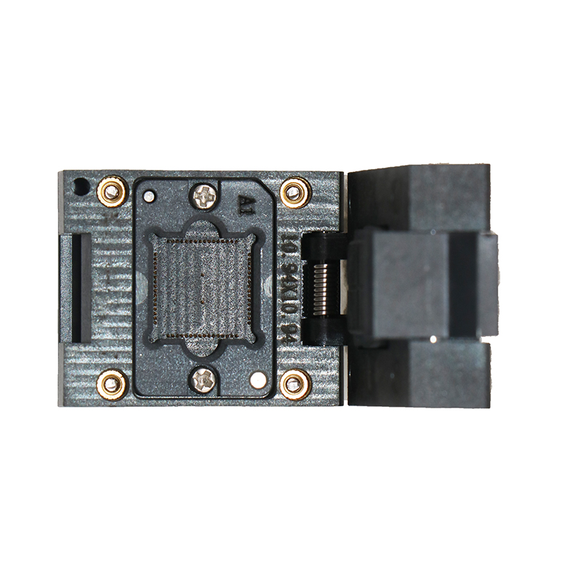 QFN64pin芯片测试座socket—qfn芯片测试夹具