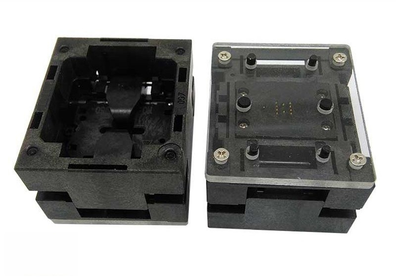 DFN8/WSON8/QFN8pin-0.5mm-2×2mm下压探针老化座