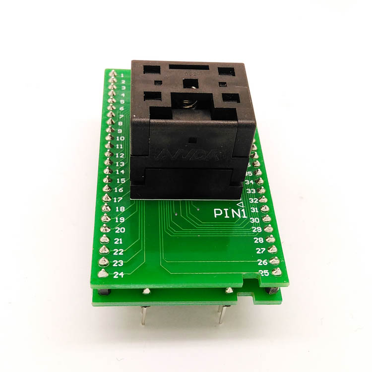QFN48-0.5（7*7）翻盖弹片芯片测试座