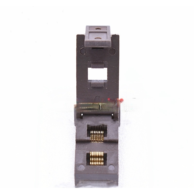 MSOP16转DIP16间距0.5mm老化测试座带板编程烧录座镀金耐高温