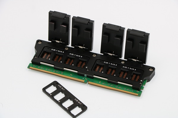DDR4-78球一拖八导电胶测试治具