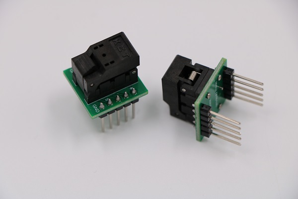 QFN8-0.65（4×3）翻盖探针烧录座