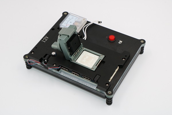 BGA1517-1.0-40×40合金旋钮翻盖测试治具