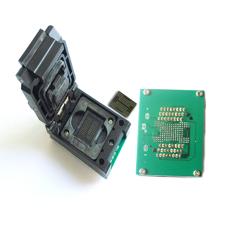 SSD固态硬盘BGA152-132-88测试座老化座IC编程器flash测试座
