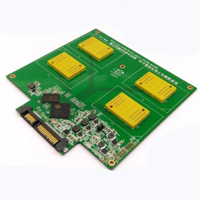 SSD一拖四测试板慧荣SM2256K主控转DIP48测试板TLC_Flash测试