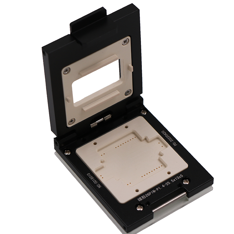 定制26PIN-1.4_25.5×13×5蝶形翻盖合金测试座