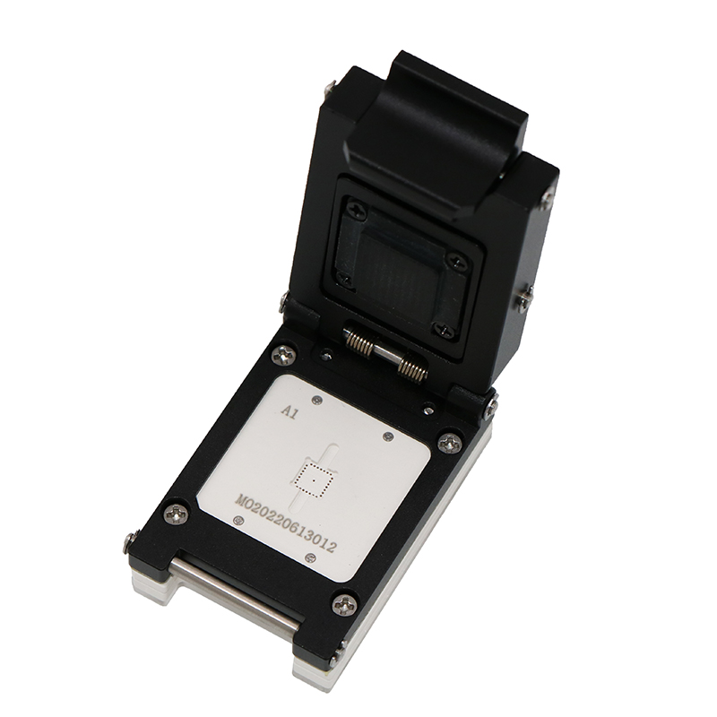 定制LGA28pin-0.5mm_4.5×4.5mm合金翻盖探针测试座