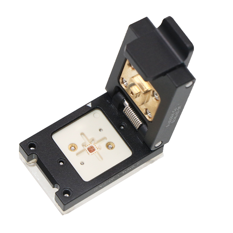 QFN16pin-0.5mm(3x3mm)翻盖合金测试座（指定2.2-2.8mm的pogo pin长度）