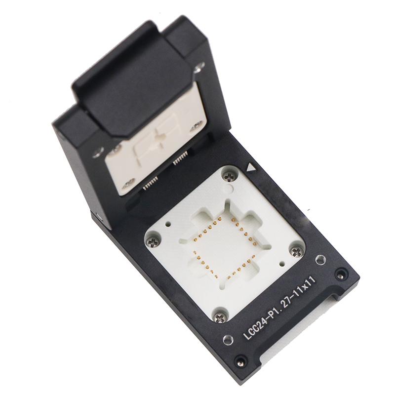 LCC24pin封装芯片探针测试座socket