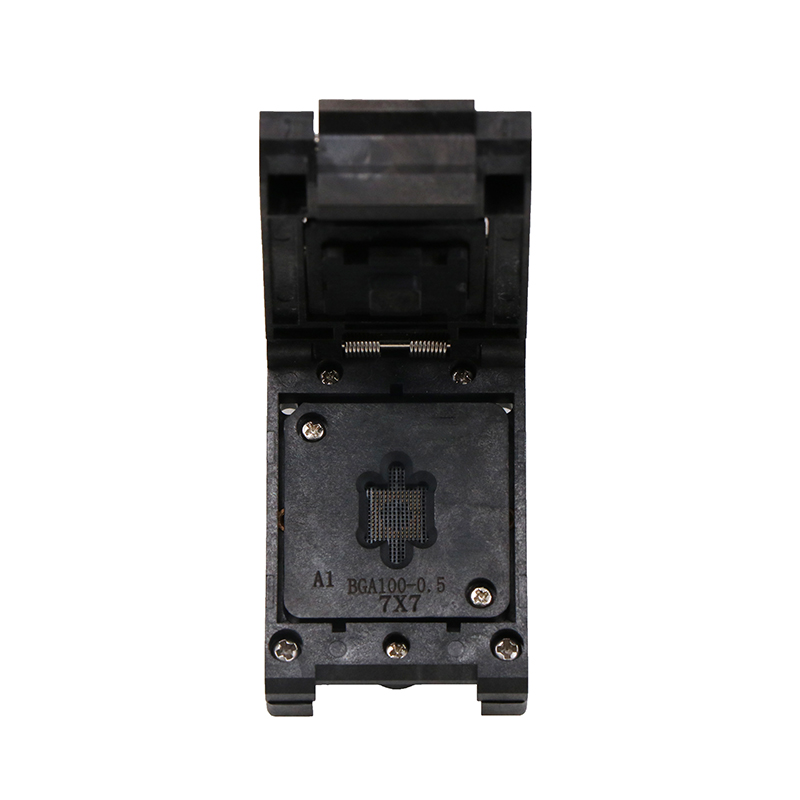 BGA100pin芯片测试座socket-BGA芯片测试夹具