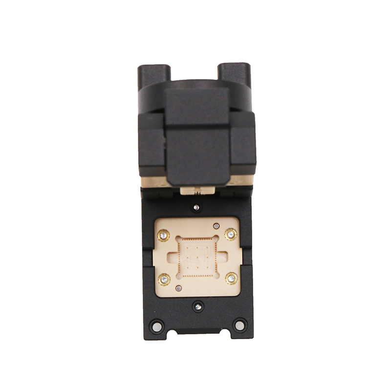 QFN80pin芯片老化测试socket—qfn芯片测试老炼夹具