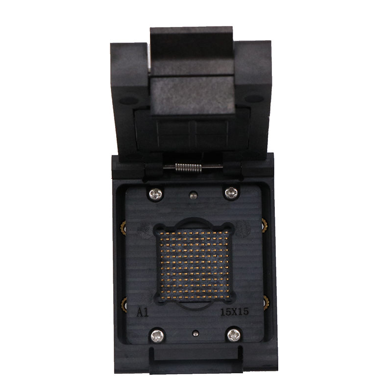 BGA144pin电源芯片老化测试座socket—DC芯片老炼夹具