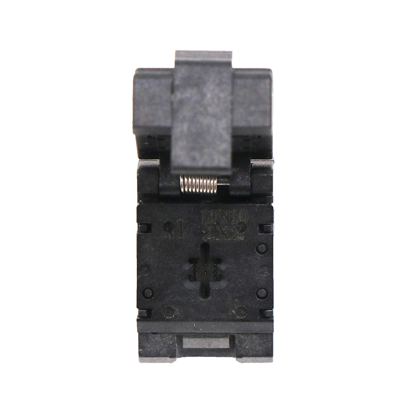 DFN10pin芯片测试座socket—dfn芯片测试夹具