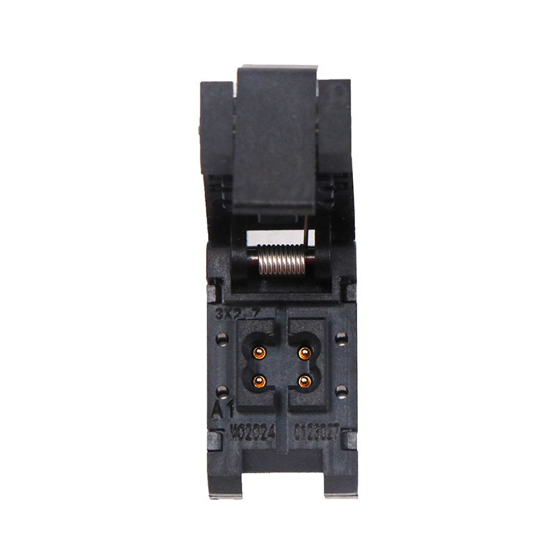DFN4pin芯片测试座socket—dfn芯片测试夹具