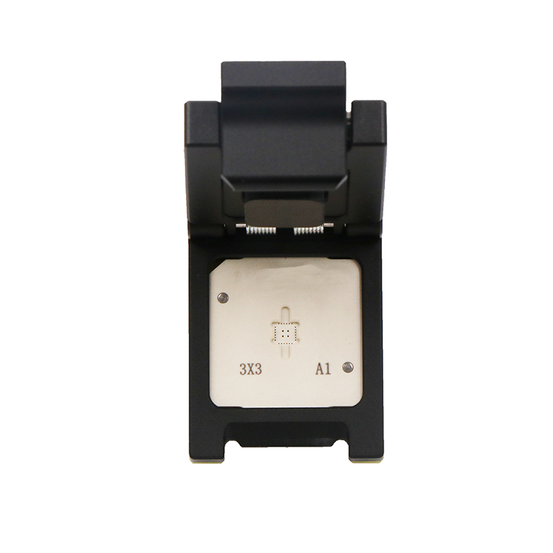 QFN24pin芯片测试座socket—qfn芯片测试夹具