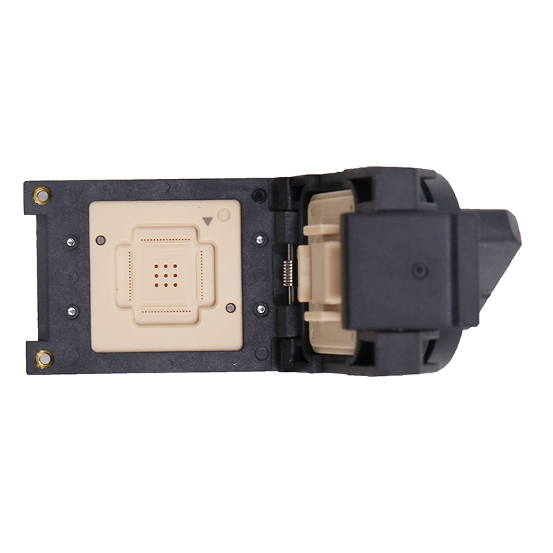QFP64pin芯片探针老化座socket—OTQ芯片测试夹具