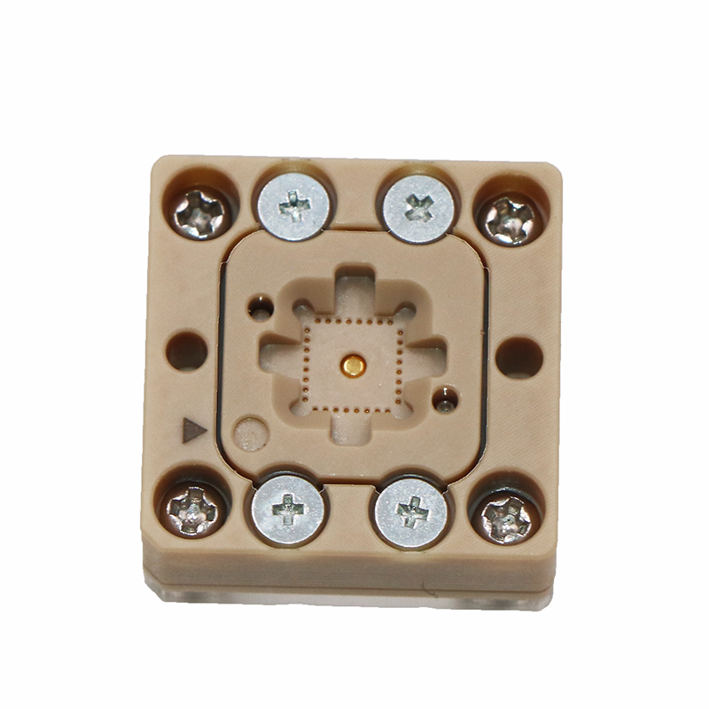 LGA32pin自动机台ATE测试座socket—lga芯片测试夹具