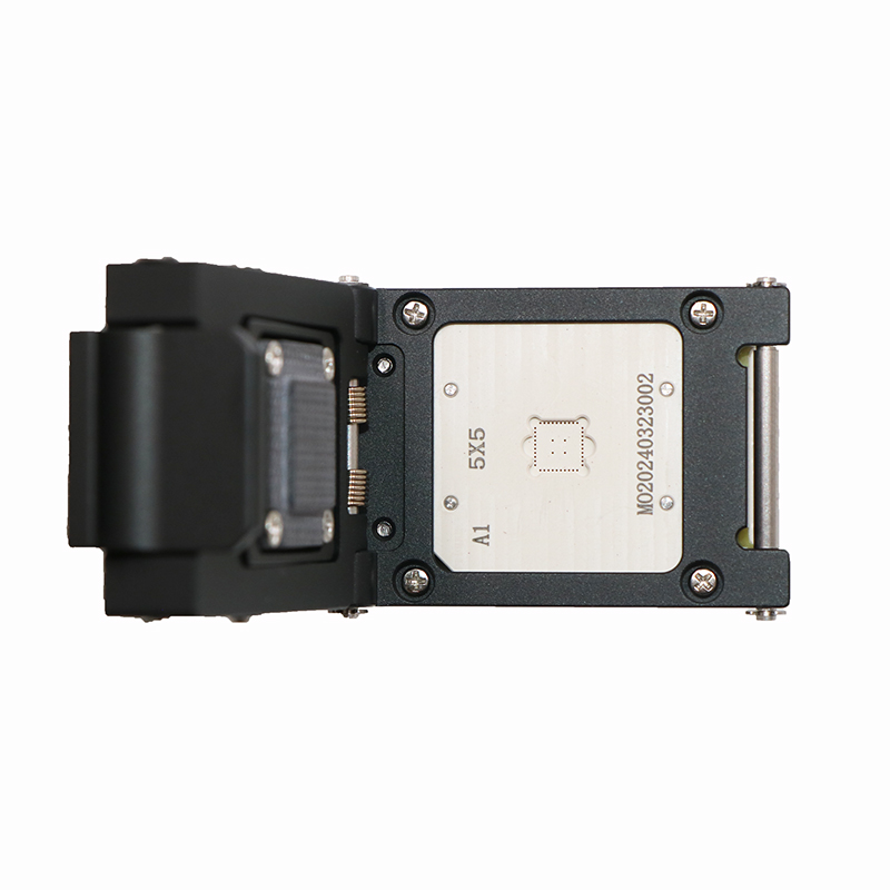 QFN40pin芯片测试座socket—qfn芯片测试夹具