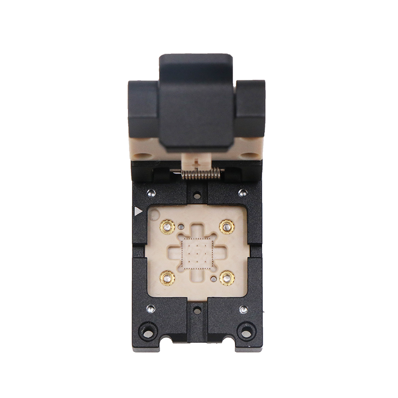 QFN48pin芯片测试座socket—qfn芯片测试夹具
