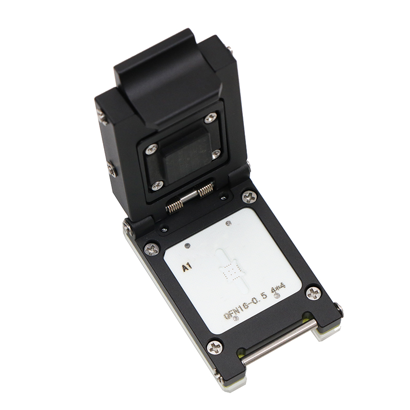 QFN16pin芯片老化测试座socket—qfn芯片测试夹具