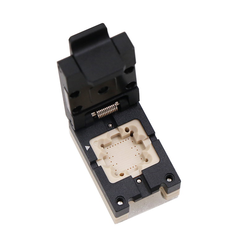 LGA28pin芯片测试座socket—lga芯片测试夹具