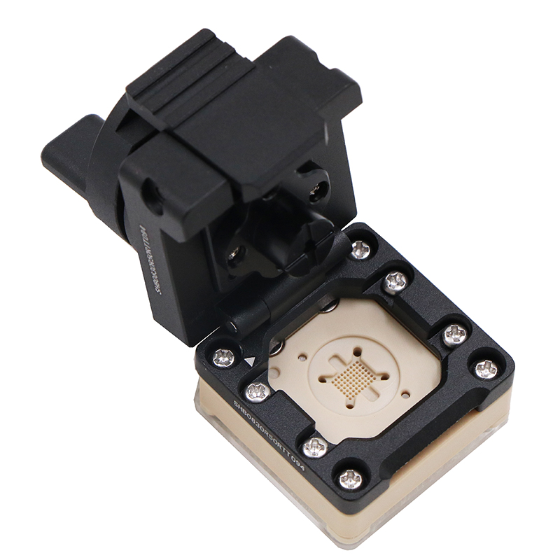 BGA63pin芯片老化测试座socket—bga芯片老练测试夹具