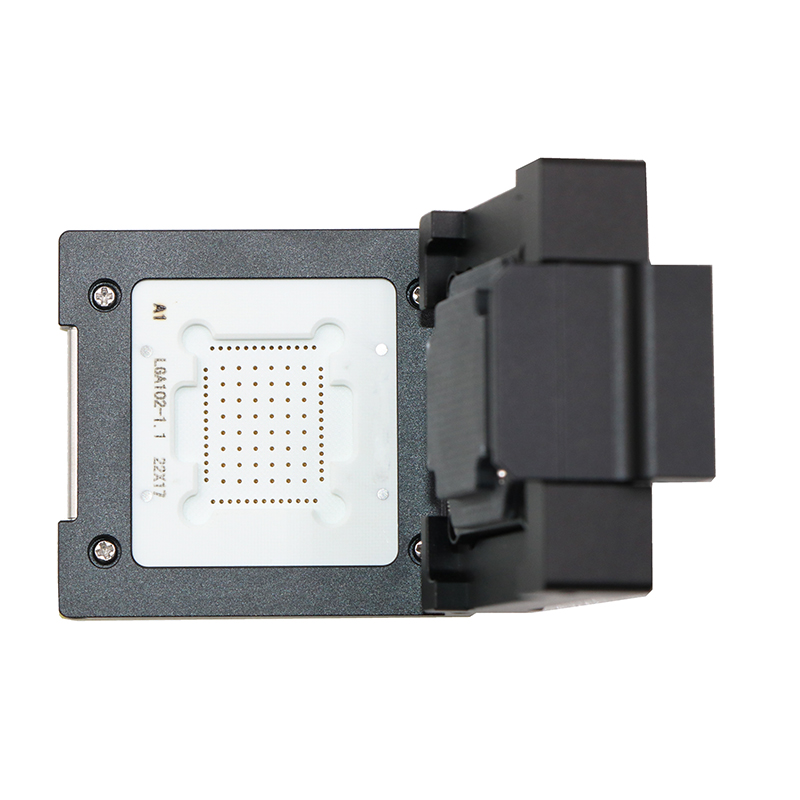 LGA102pin芯片测试座socket—lga芯片测试夹具