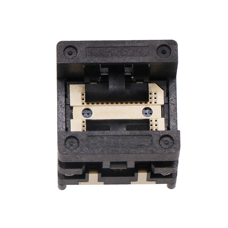 DDR内存颗粒芯片测试座socket—BGA54pin芯片老练测试夹具