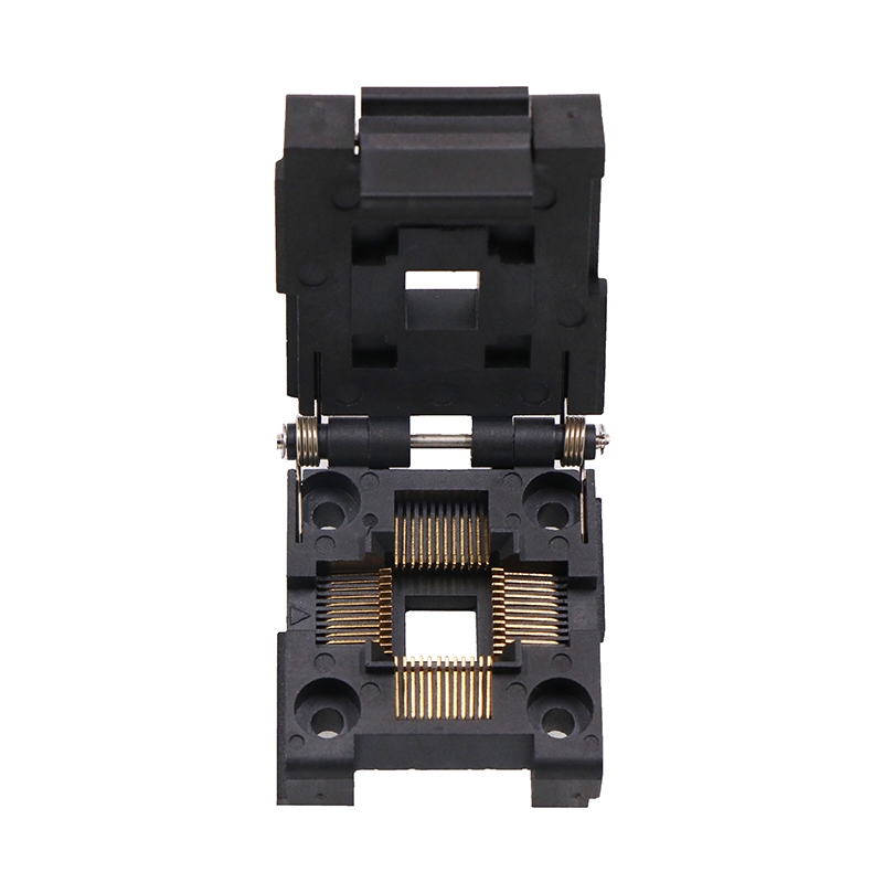 LCC48pin芯片测试座socket—LCC芯片测试夹具