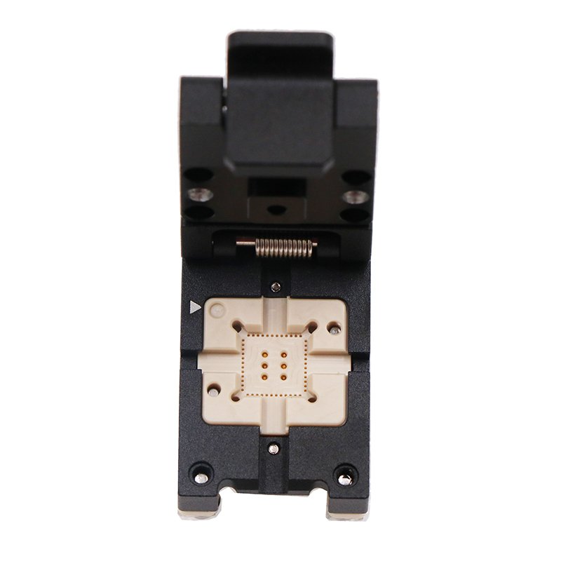 QFN48pin芯片老化测试座socket-qfn芯片老练测试夹具