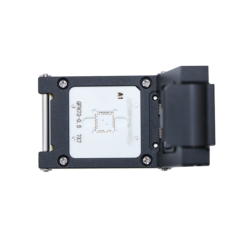 定制QFN73-0.5mm芯片测试座-QFN芯片测试socket