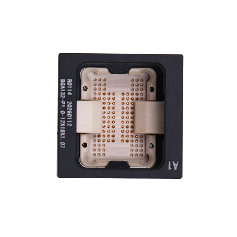定制BGA132-1.0 mm下压测试座-BGA芯片测试socket