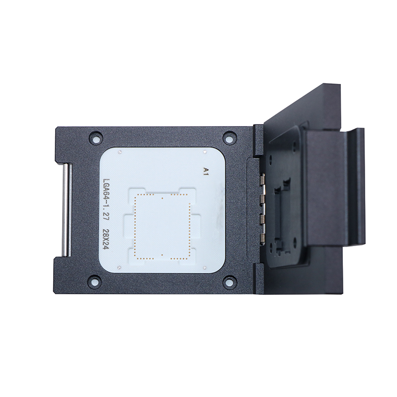 定制邮票孔模块64pin-1.27mm测试座-邮票孔模块测试socket