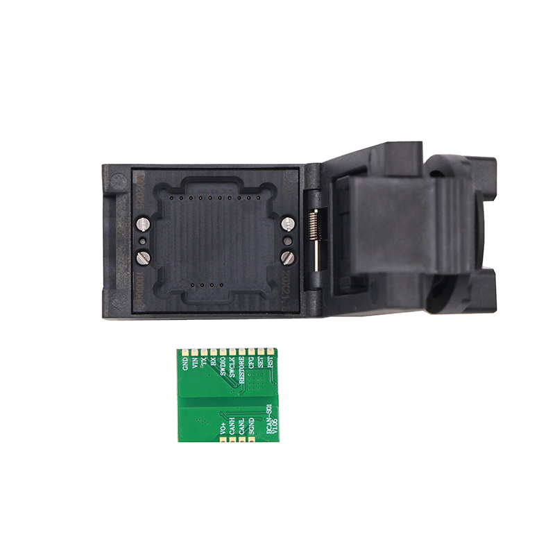 定制邮票孔模块14pin-2.0mm芯片测试座-邮票孔模块测试socket