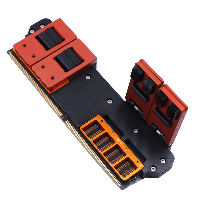 定制DDR5*8BGA78-0.8mm芯片测试治具-BGA芯片测试socket