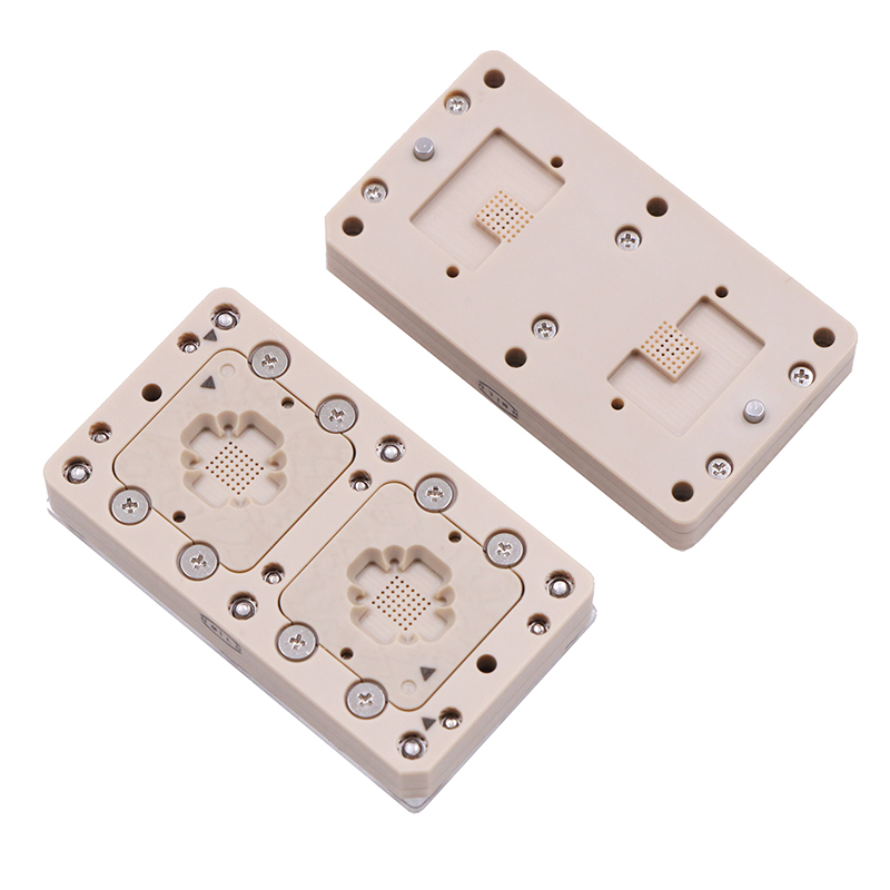 定制LGA42（下针31PIN）-0.7mm ATE双工位测试座-LGA芯片测试socket