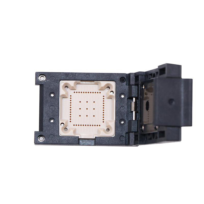 定制LCC48pin-1.0mm芯片测试座-LCC芯片测试socket