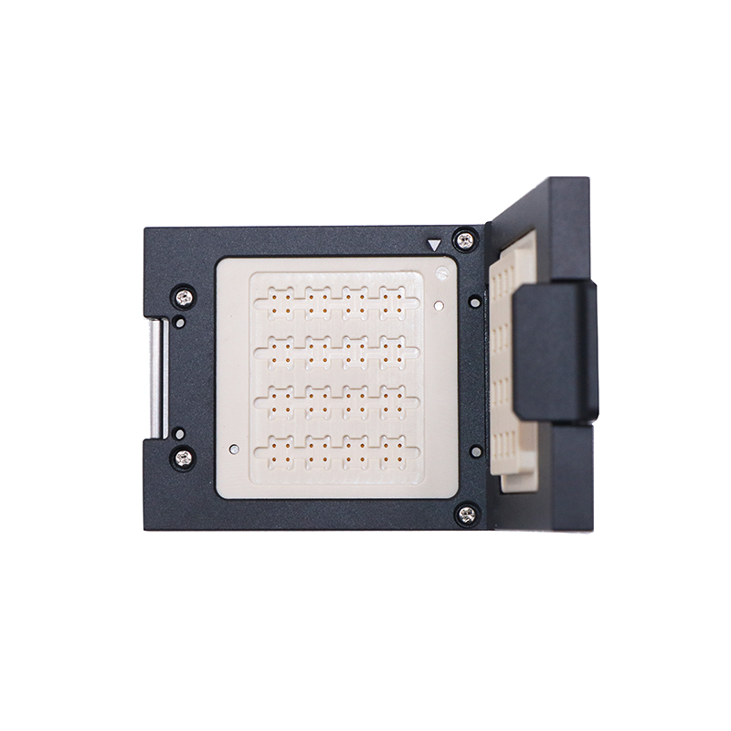 定制LGA4- 2.2 mm一拖十六工位芯片测试座-LGA芯片测试socket