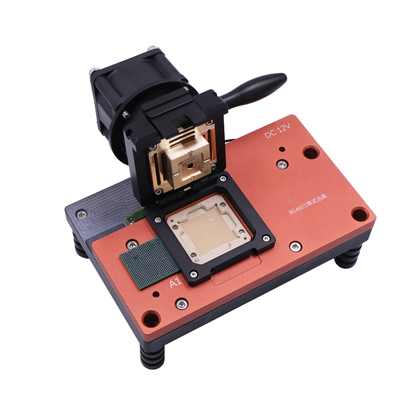 定制BGA621pin-0.8mm芯片测试治具-BGA芯片测试socket