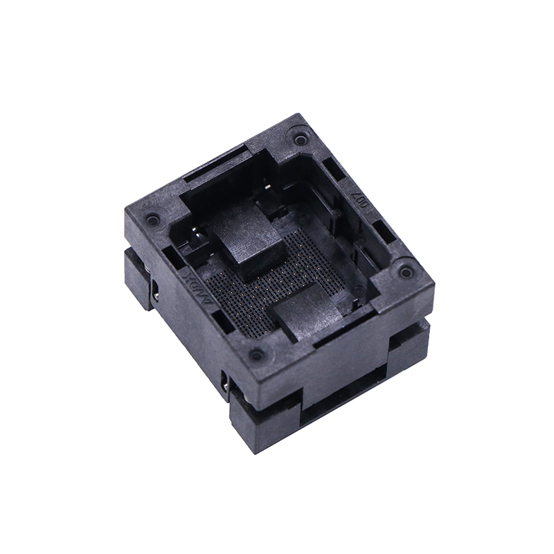 定制LGA60pin-1.0mm芯片测试座-LGA芯片测试socket