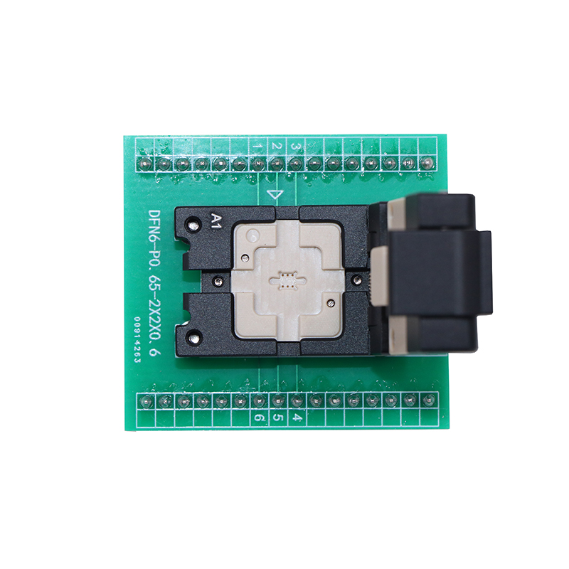 定制DFN6pin-0.65mm芯片烧录座-DFN芯片测试socket