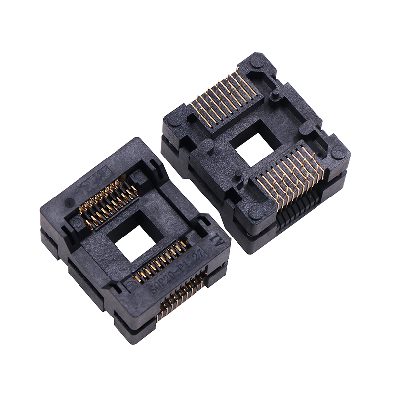 SOP20pin-1.27mm芯片老化座-SOP芯片测试socket