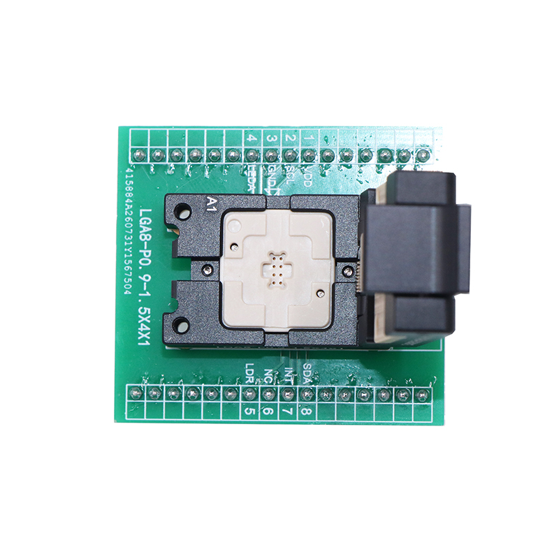 定制LGA8pin-0.9mm芯片烧录座-LGA芯片测试烧录socket